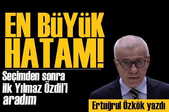 Ertuğrul Özkök yazdı: Amiral gemisinden işsizlik kulübüne