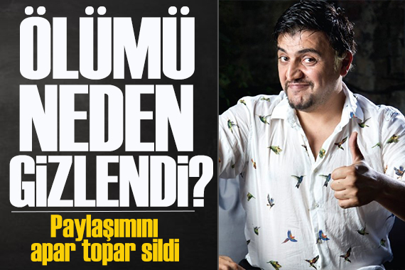 Zafer Algöz, tartışma yaratan  Şinasi Yurtsever  paylaşımını apar topar sildi!