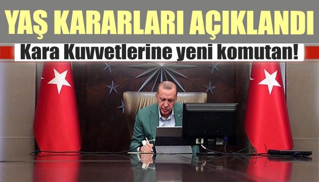 Kara kuvvetleri'ne yeni komutan
