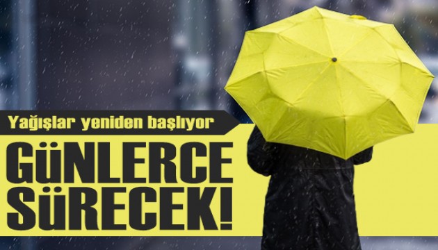 Yağışlar yeniden geliyor! Meteoroloji'den 11 il için sarı kodlu uyarı