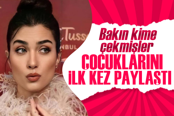 Tuba Büyüküstün, çocukları Toprak ve Maya yı paylaştı!