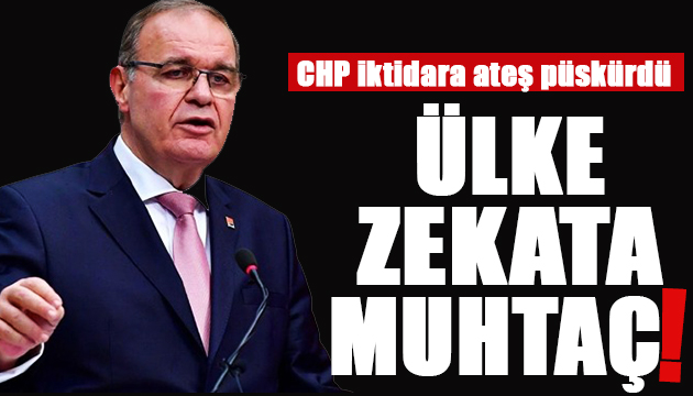 CHP sözcüsü Öztrak: Kasa zekata muhtaç!