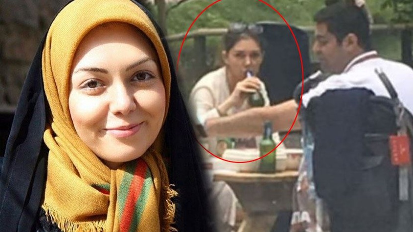 Bira içerken görülen spiker kovuldu
