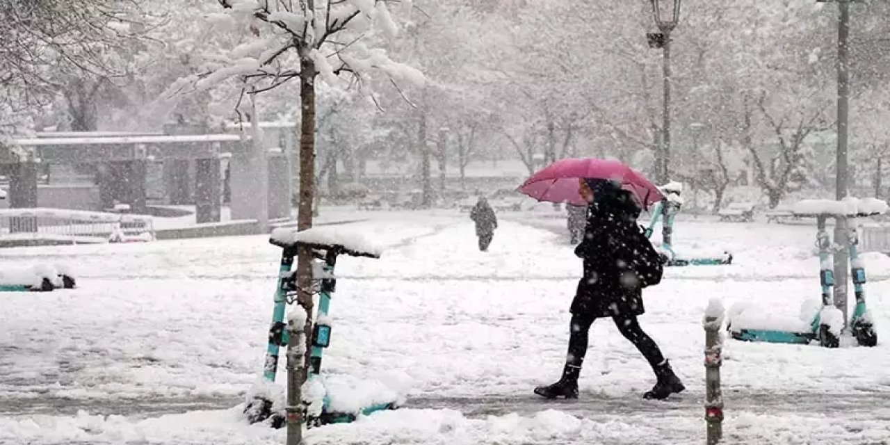 Meteoroloji den o iller için yoğun kar uyarısı