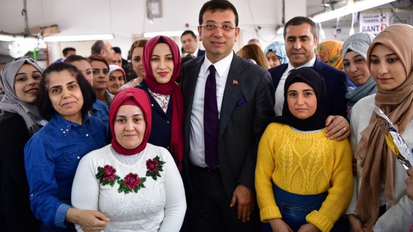 Ekrem İmamoğlu ndan kadınlara yüzde 40 sözü!