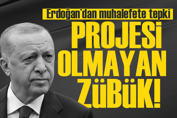 Cumhurbaşkanı Erdoğan dan muhalefete tepki: Bunun adı siyasi şantajcılık