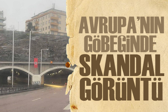 Avrupa nın göbeğinde skandal görüntü!