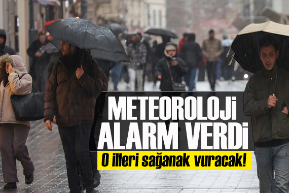 Meteoroloji den o illere uyarı! Gök gürültülü sağanak bekleniyor