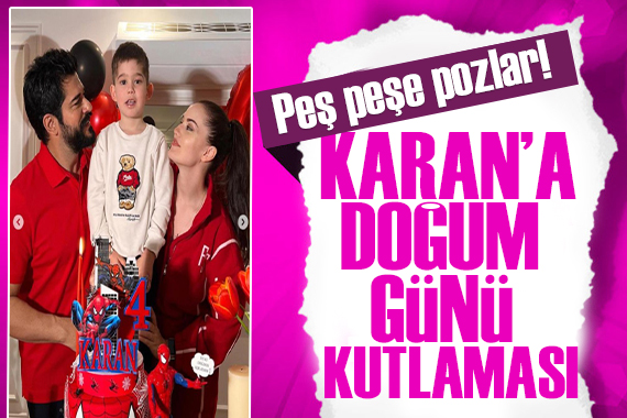 Fahriye Evcen-Burak Özçivit ten Karan a doğum günü kutlaması!
