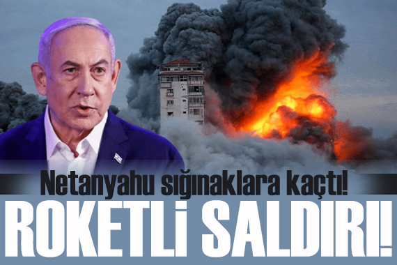 Netanyahu nun evine roket saldırısı