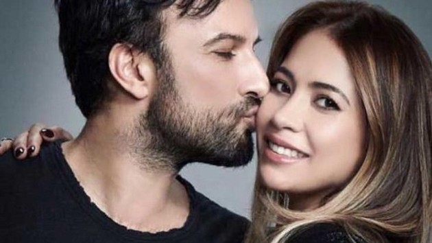 Tarkan dan eşi Pınar a romantik mesaj