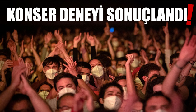 5 bin kişilik konser deneyi sonuçlandı