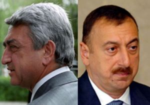 Aliyev ve Sarkisyan Bir Araya Geldi