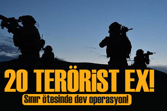Türk Silahlı Kuvvetleri 20 teröristi etkisiz hale getirdi
