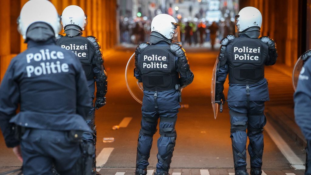 Belçika’da binlerce polis sokağa indi
