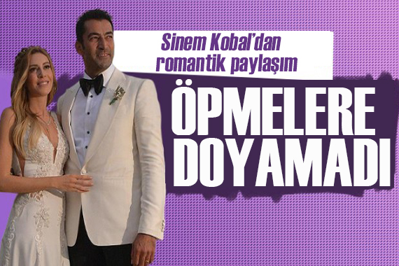 Sinem Kobal dan romantik paylaşım: Öpmelere doyamadı