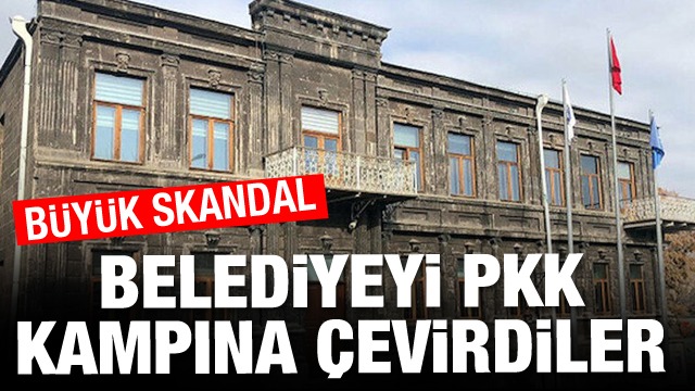 Belediye PKK kampına döndürüldü!