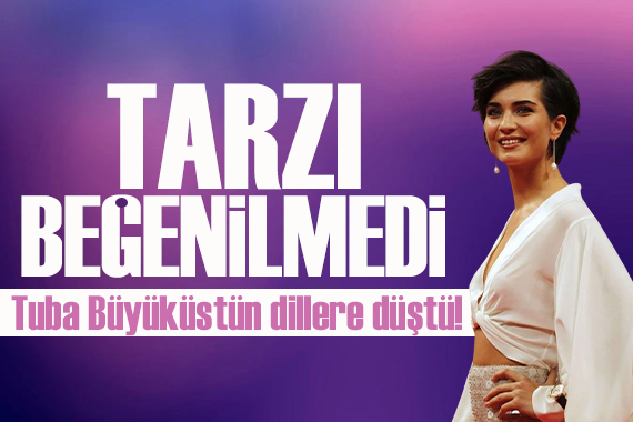 Oyuncu Tuba Büyüküstün un davet tarzı beğenilmedi!