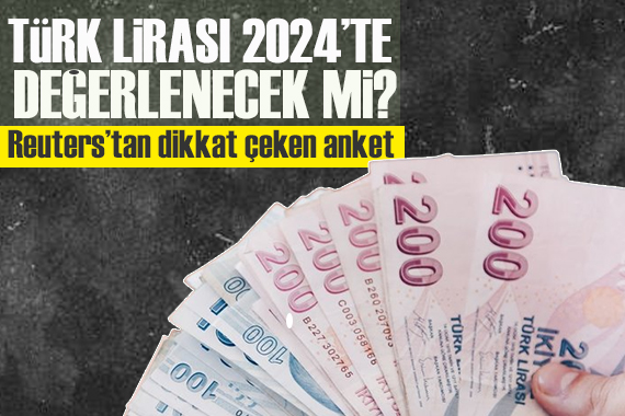 Reuters tan dikkat çeken anket! Türk lirası 2024 te değerlenecek mi?