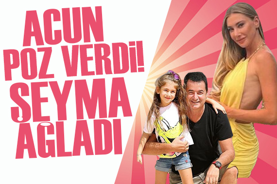 Acun Ilıcalı kızı Melisa ile poz verdi, Şeyma Subaşı ağladı!