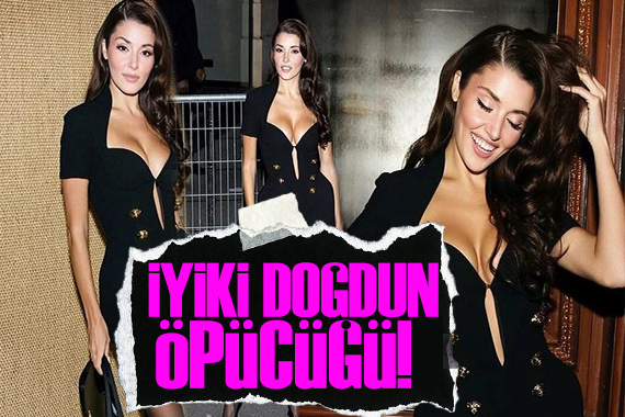 Nazlı Sabancı dan Hande Erçel e  İyi ki doğdun  öpücüğü