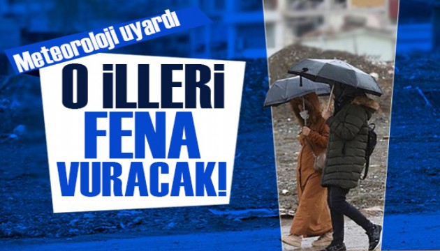 Meteoroloji den kritik uyarı! Yağışlı hava etkisini sürdürecek