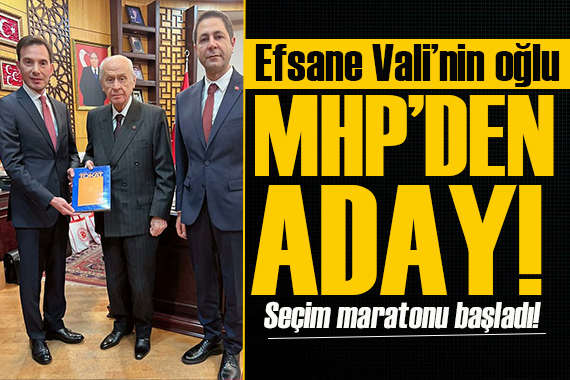 MHP’den sürpriz belediye başkan adayı: Efsane Vali’nin oğlu aday gösterildi
