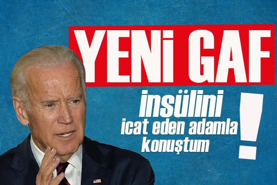 Biden: İnsülini icat eden adamla konuştum!