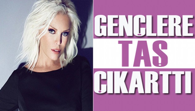 Süperstar Ajda gençlere taş çıkarttı!