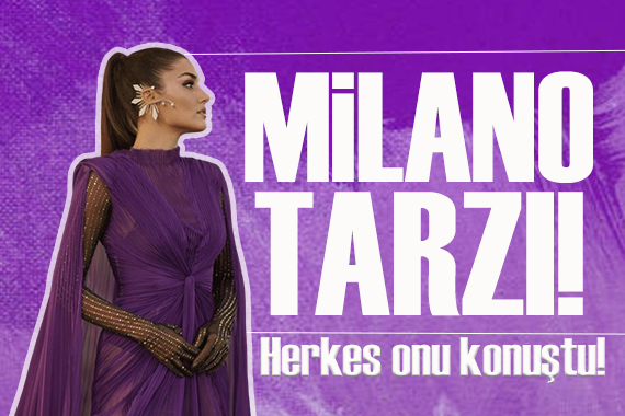 Güzel oyuncu Hande Erçel, Milano da!