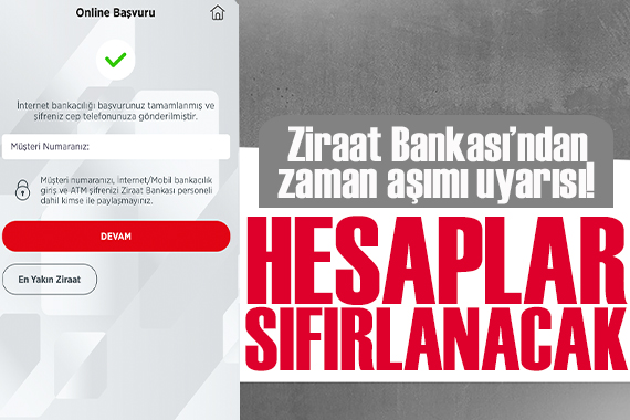 Ziraat Bankası hesabı olanlar dikkat! Hesaplar sıfırlanacak