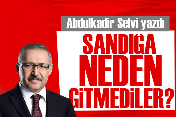 Abdulkadir Selvi yazdı: Seçim sonrası dikkat çeken anket!