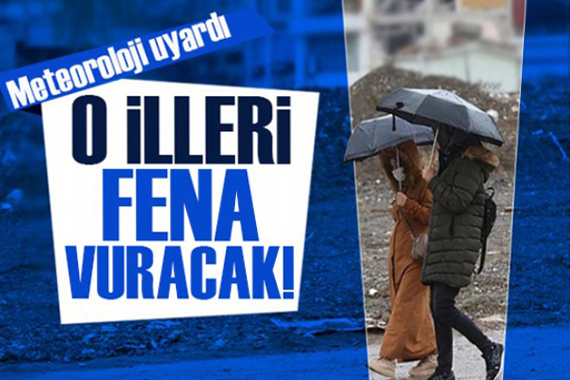 Meteoroloji den kritik uyarı! 5 il için  sarı alarm 