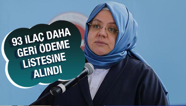 93 ilaç daha geri ödeme listesinde!