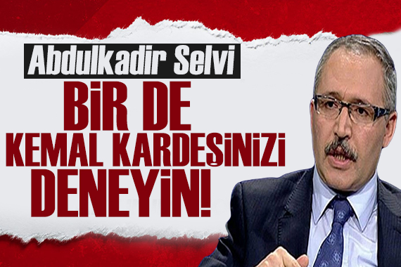Abdulkadir Selvi: Kılıçdaroğlu cumhurbaşkanı adayı olmak istemiyor mu?