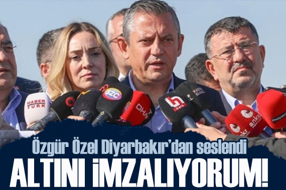 Özgür Özel den Öcalan yanıtı: CHP, barışa giden süreçte atılacak adıma engel olmayacak