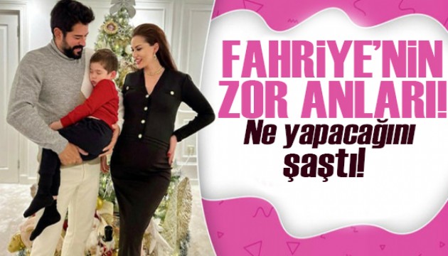 Fahriye Evcen'in zor anları!