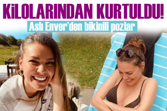Aslı Enver den bikinili pozlar geldi!