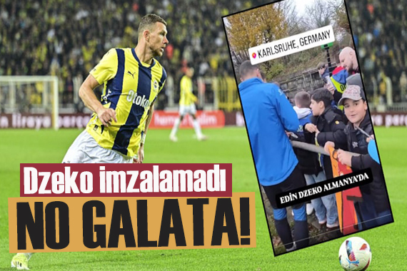 Dzeko hayranını reddetti!  No Galata! 