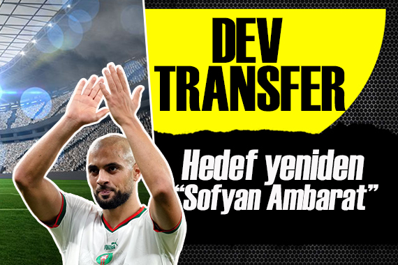 Galatasaray da hedef yeniden Sofyan Amrabat