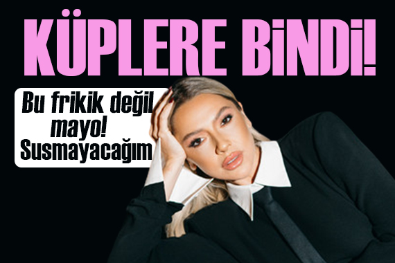 Hadise, Kıbrıs ta sahnede kameramana tepki gösterdi: Bu frikik değil mayo!