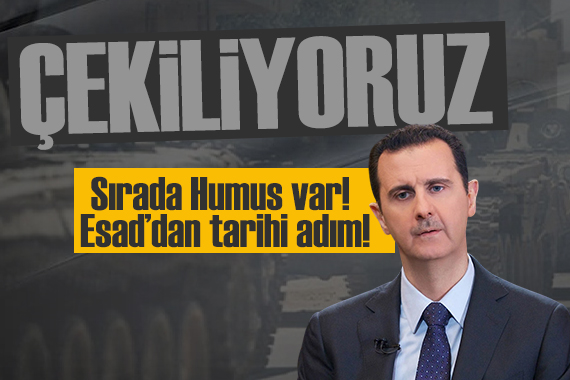 Son dakika/ Suriye Rejimi Başkanı Beşar Esad:  Hama dan çekiliyoruz 