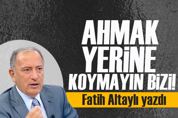 Fatih Altaylı yazdı: Bir bankacı gözüyle Denizbank meselesi!