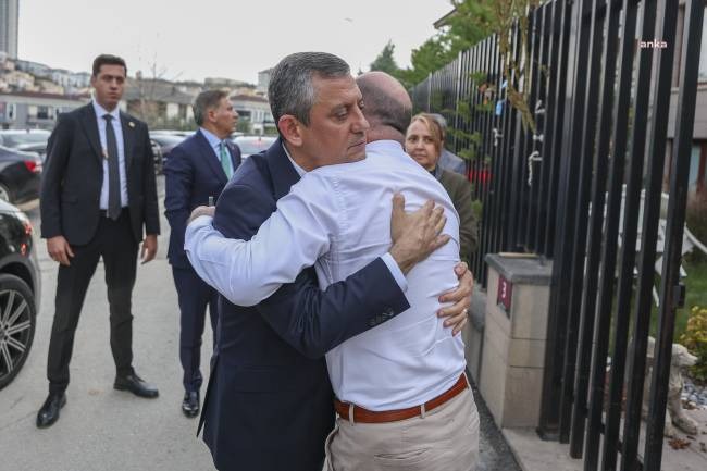 Özgür Özel den İlhan Cihaner e taziye ziyareti