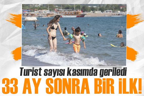 Turist sayısı kasımda geriledi