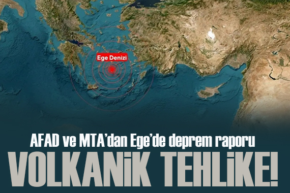 AFAD ve MTA dan deprem raporu: Volkanik hareket meydana gelebilir!