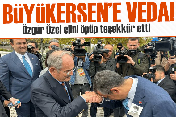 Yılmaz Büyükerşen Eskişehir e veda etti: Özel elini öptü