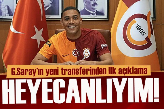 Galatasaray ın yeni transferinden imza sonrası ilk açıklama
