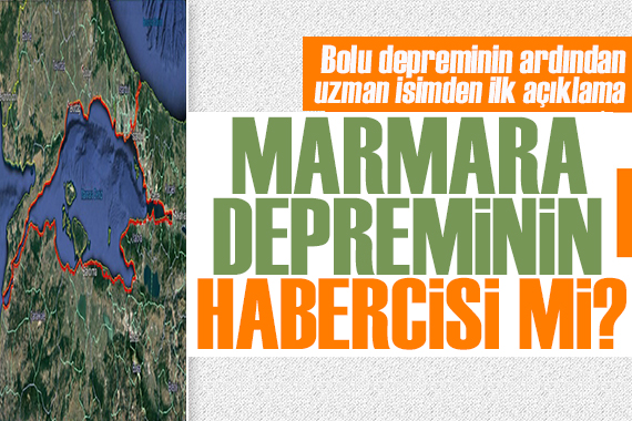 Uzman isimden ilk açıklama: Bolu depremi, Marmara depreminin habercisi mi?