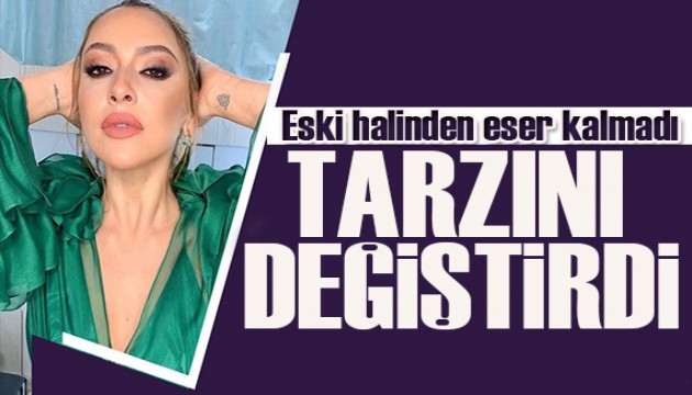 Tarzını değiştirdi! Eski Hadise'den eser kalmadı